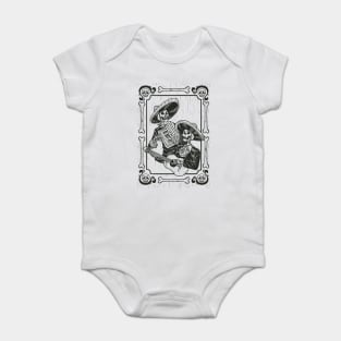 Mariachi Dia De Los Muertos Baby Bodysuit